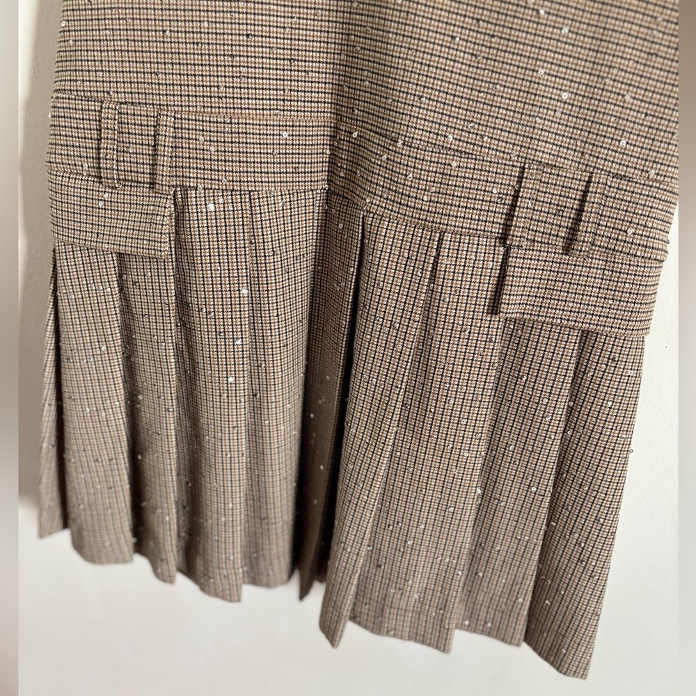 Zara Beige Backless Women's Dress - Picture 2 of 4
